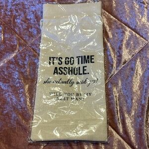 Funny Best Man Proposal Wine Bag New